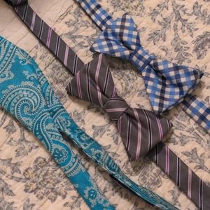 Set of men's bow ties